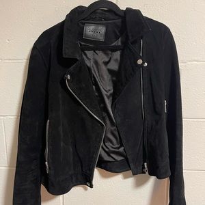 Blank NYC Black Suede Jacket